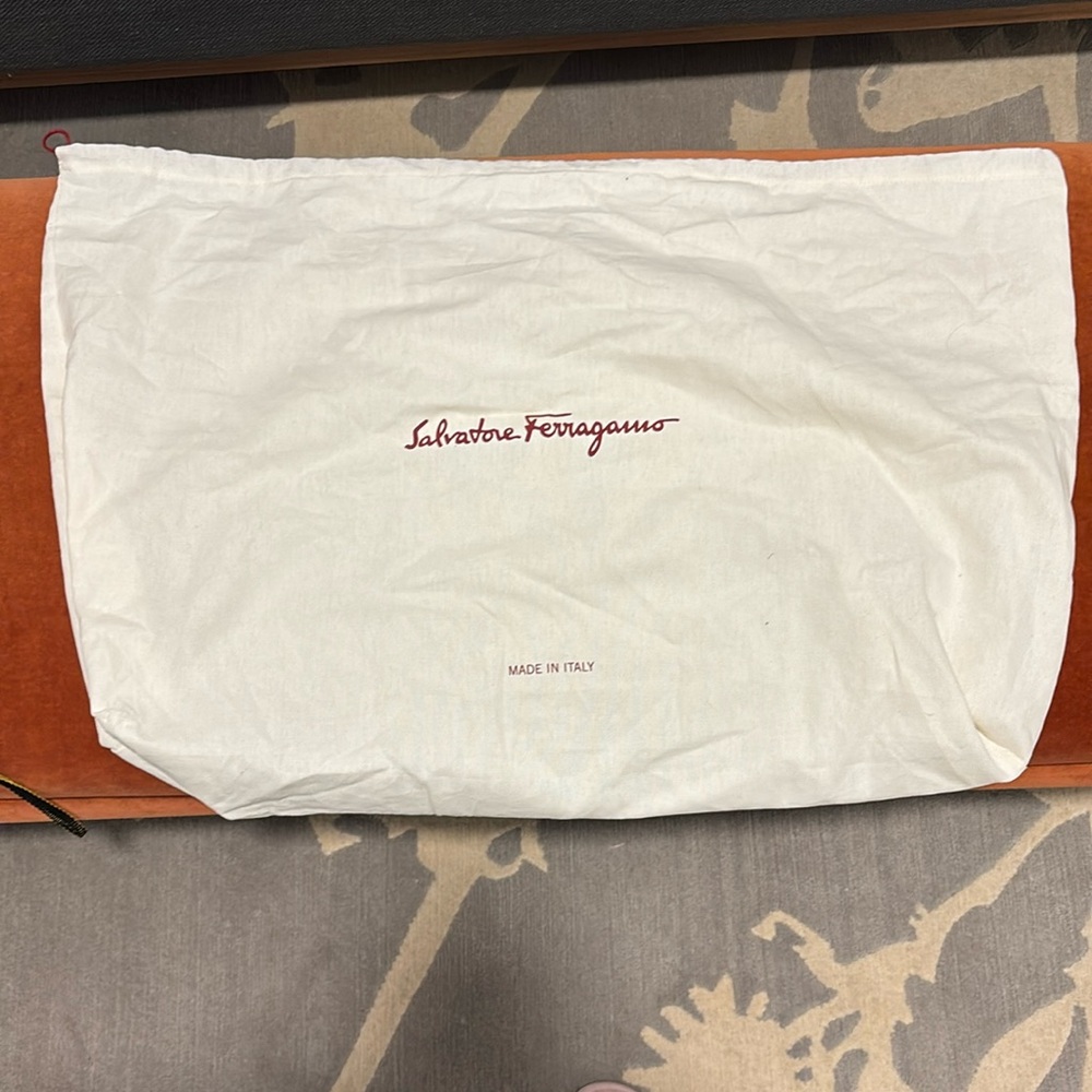 Salvatore Ferragamo duster for purse